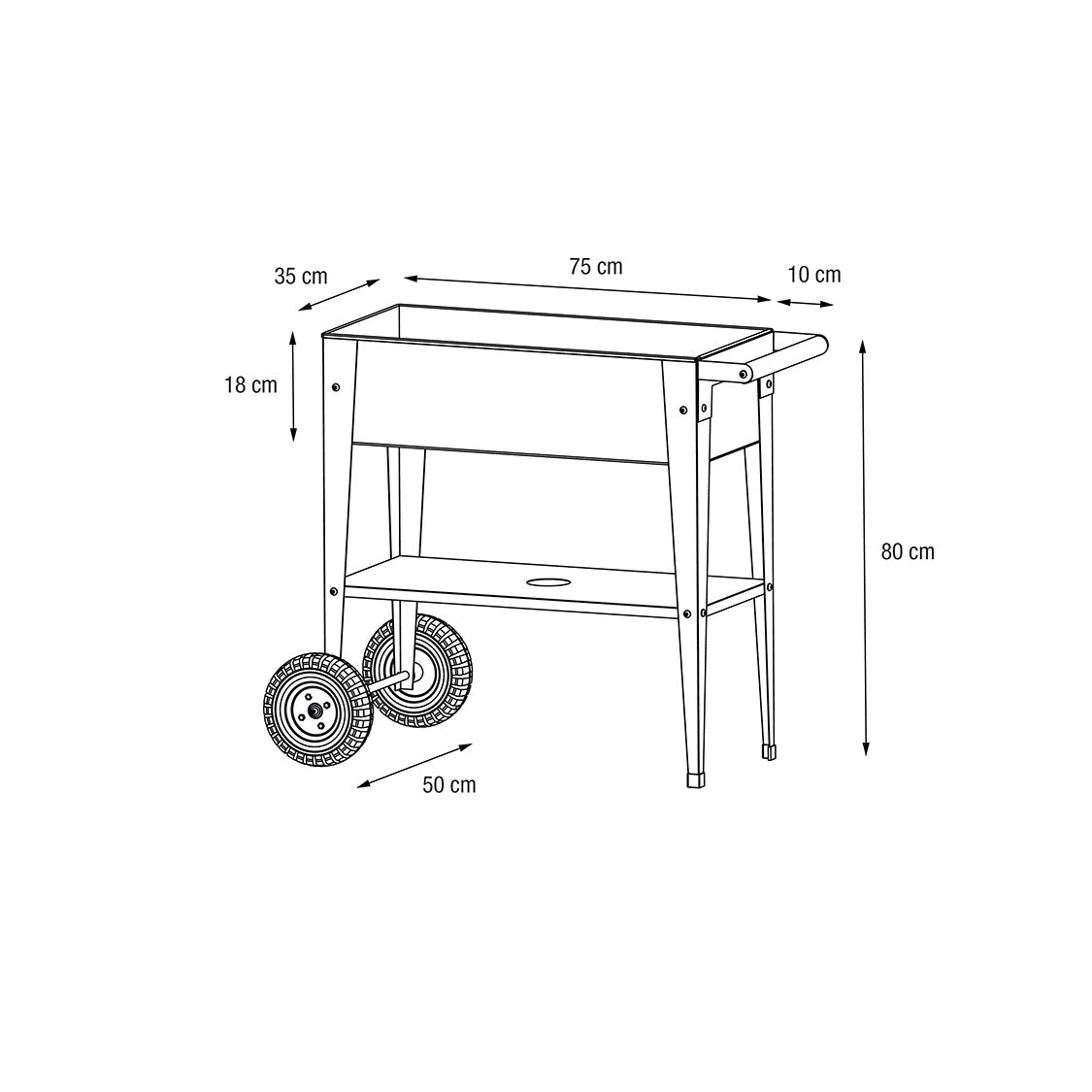 URBAN GARDEN TROLLEY