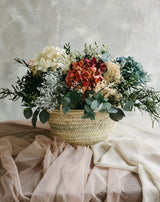 arreglo floral hortensias 