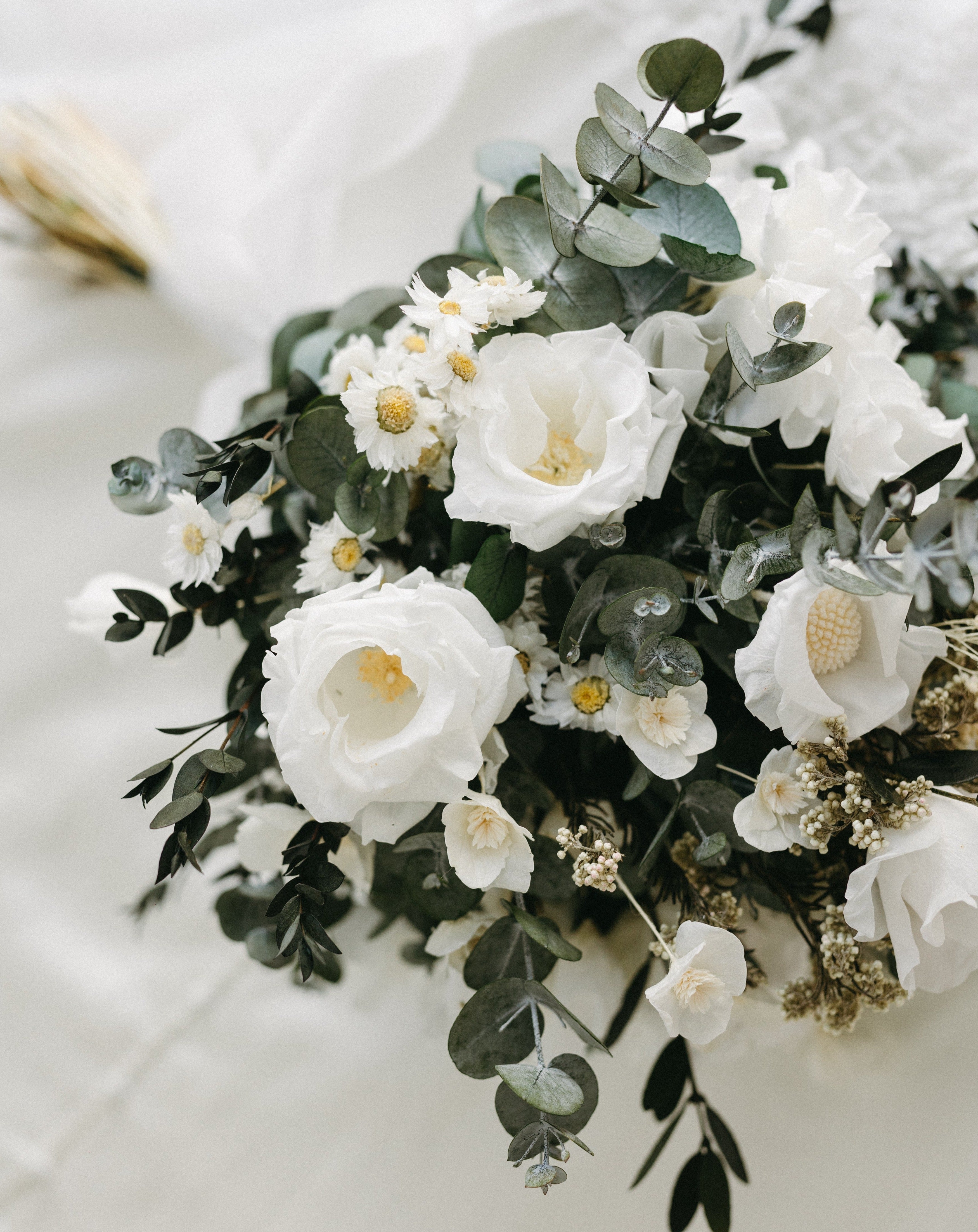 ramo personalizado novia en blanco