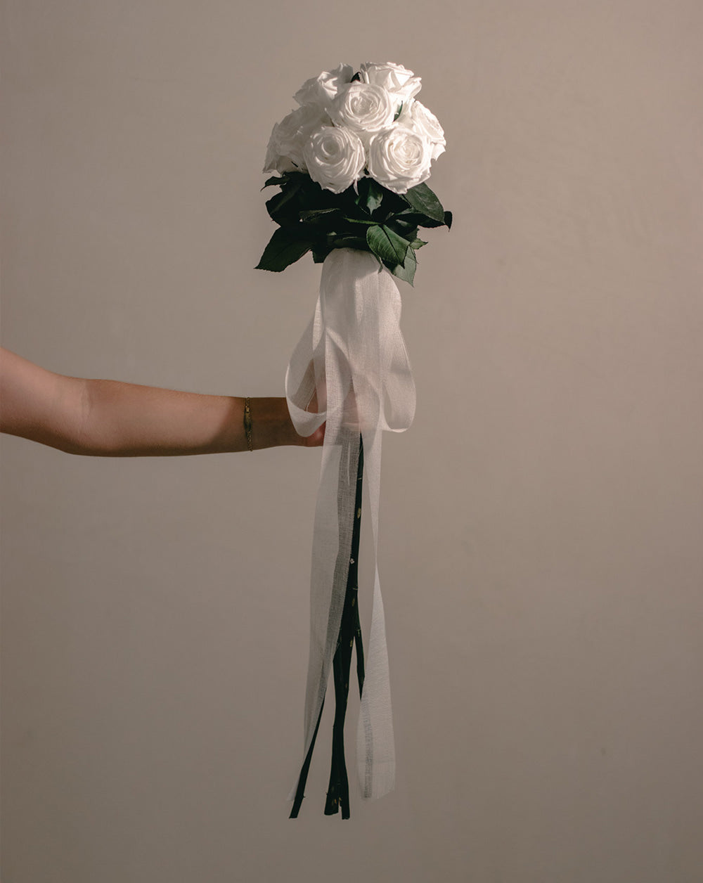 ramo rosas tallo largo