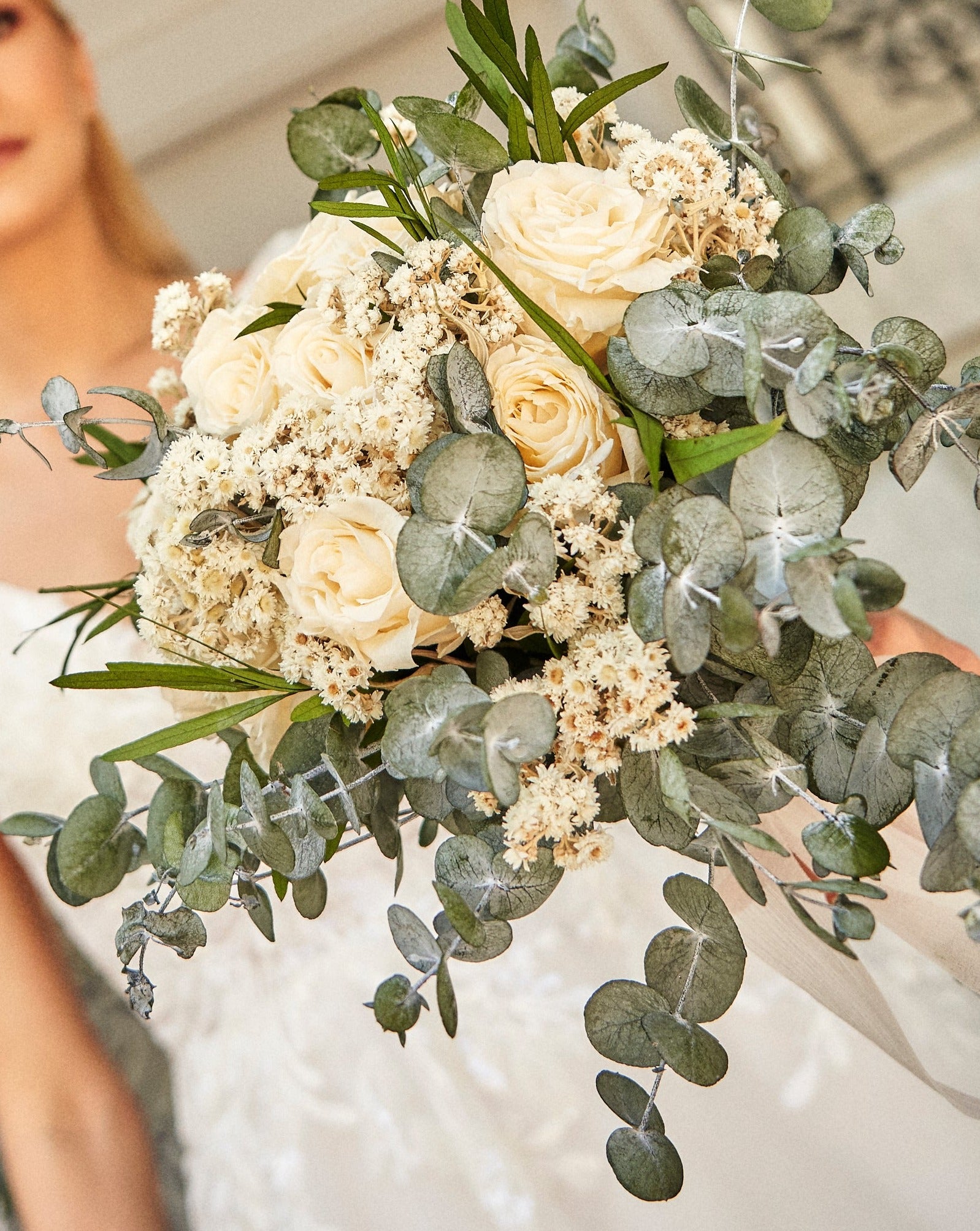 ramo elegante novia rosas