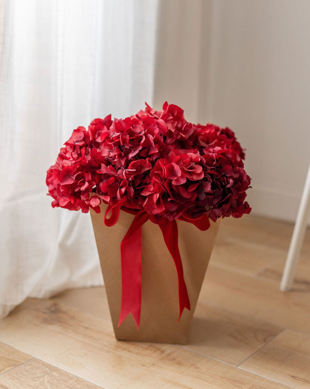 Centro de hortensias regalo