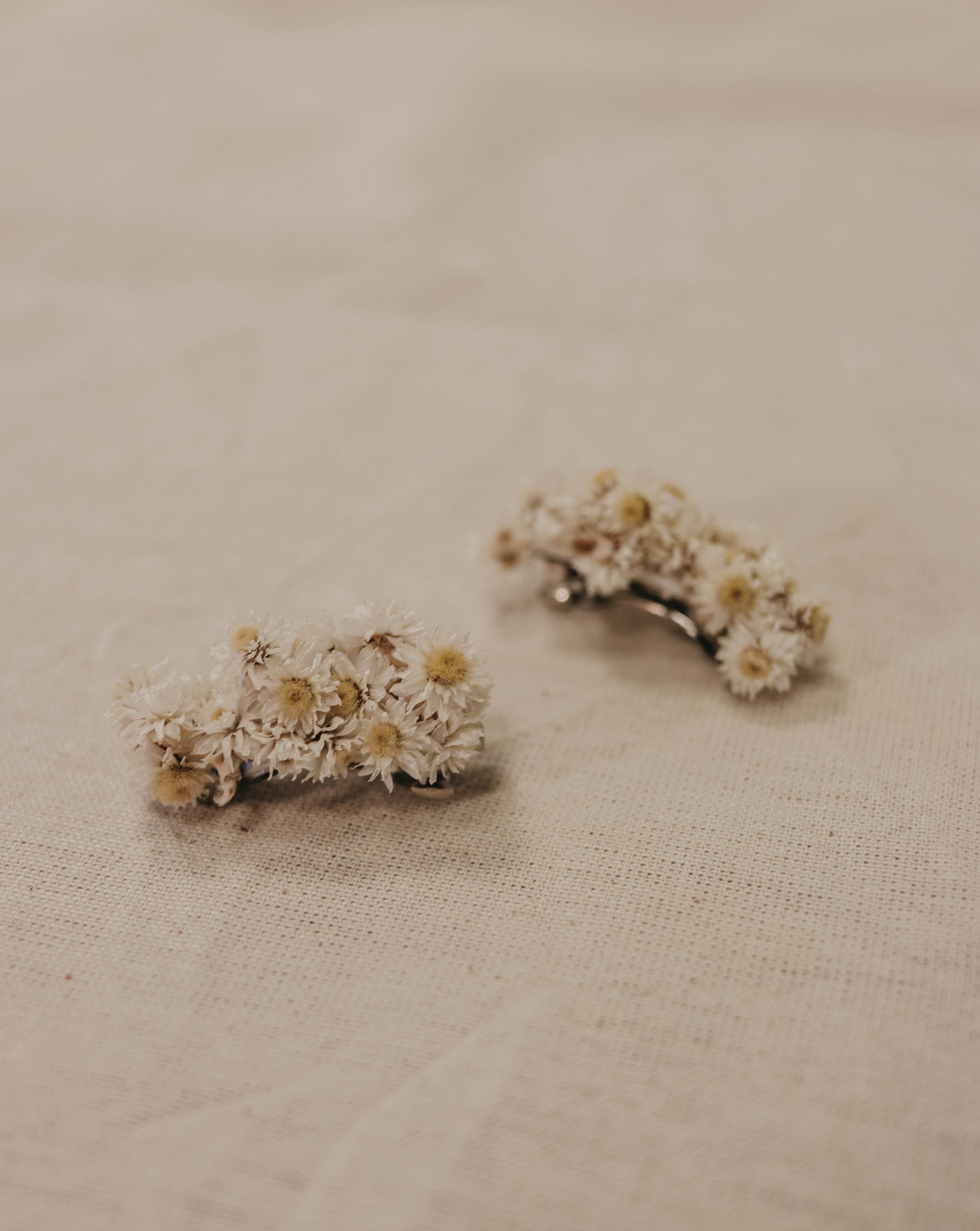 pasadores margaritas pelo