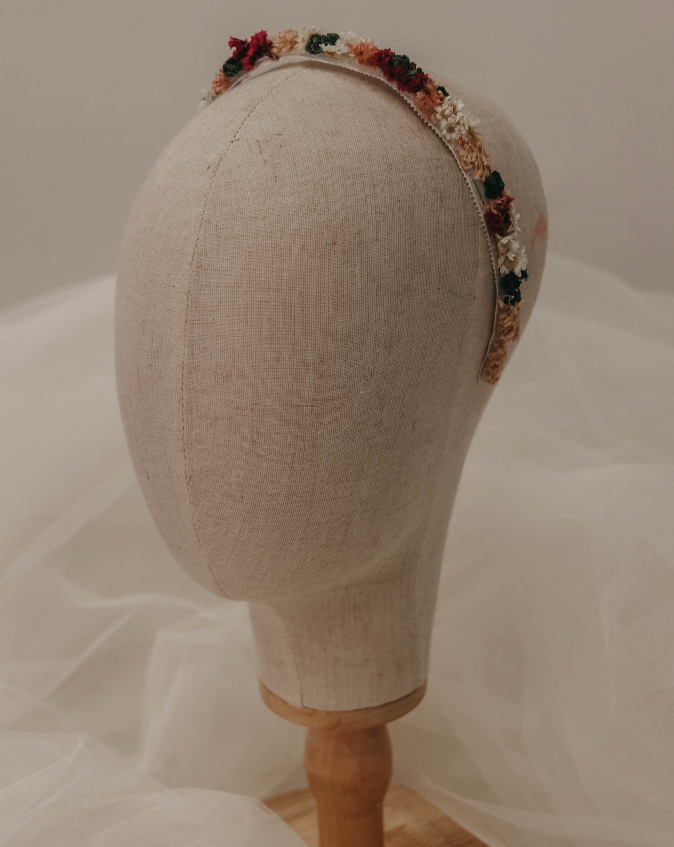 diadema silvestre flores arras