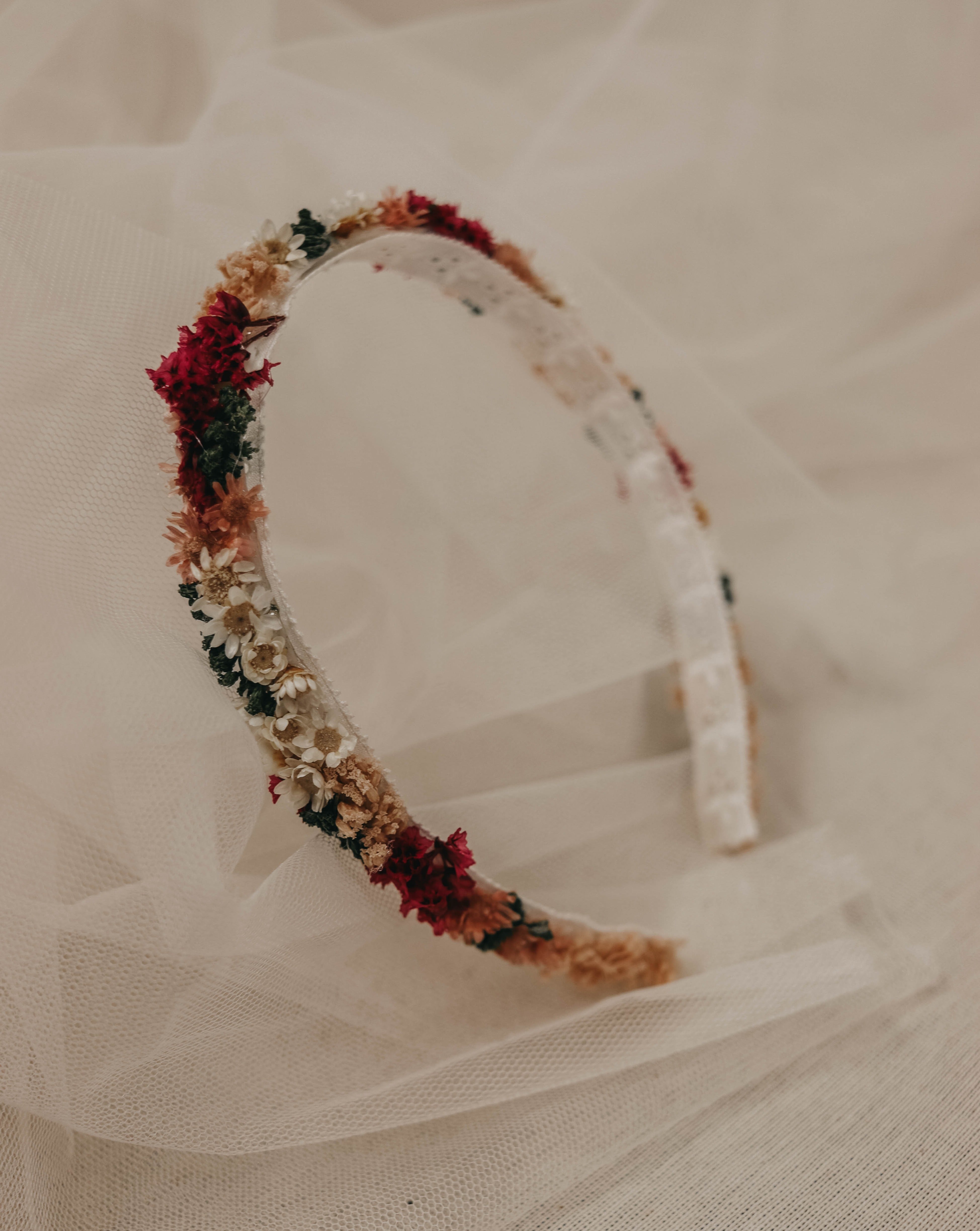 diadema flor niña pequeña