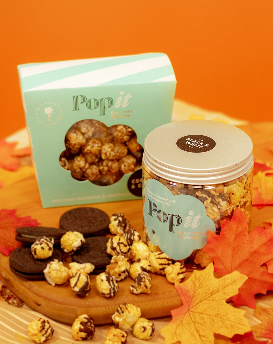 Bote palomitas Popit doble chocolate