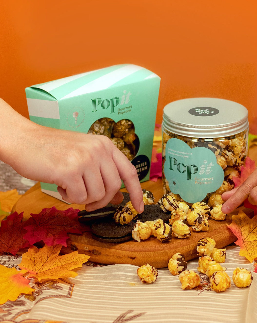 Bote palomitas Popit doble chocolate
