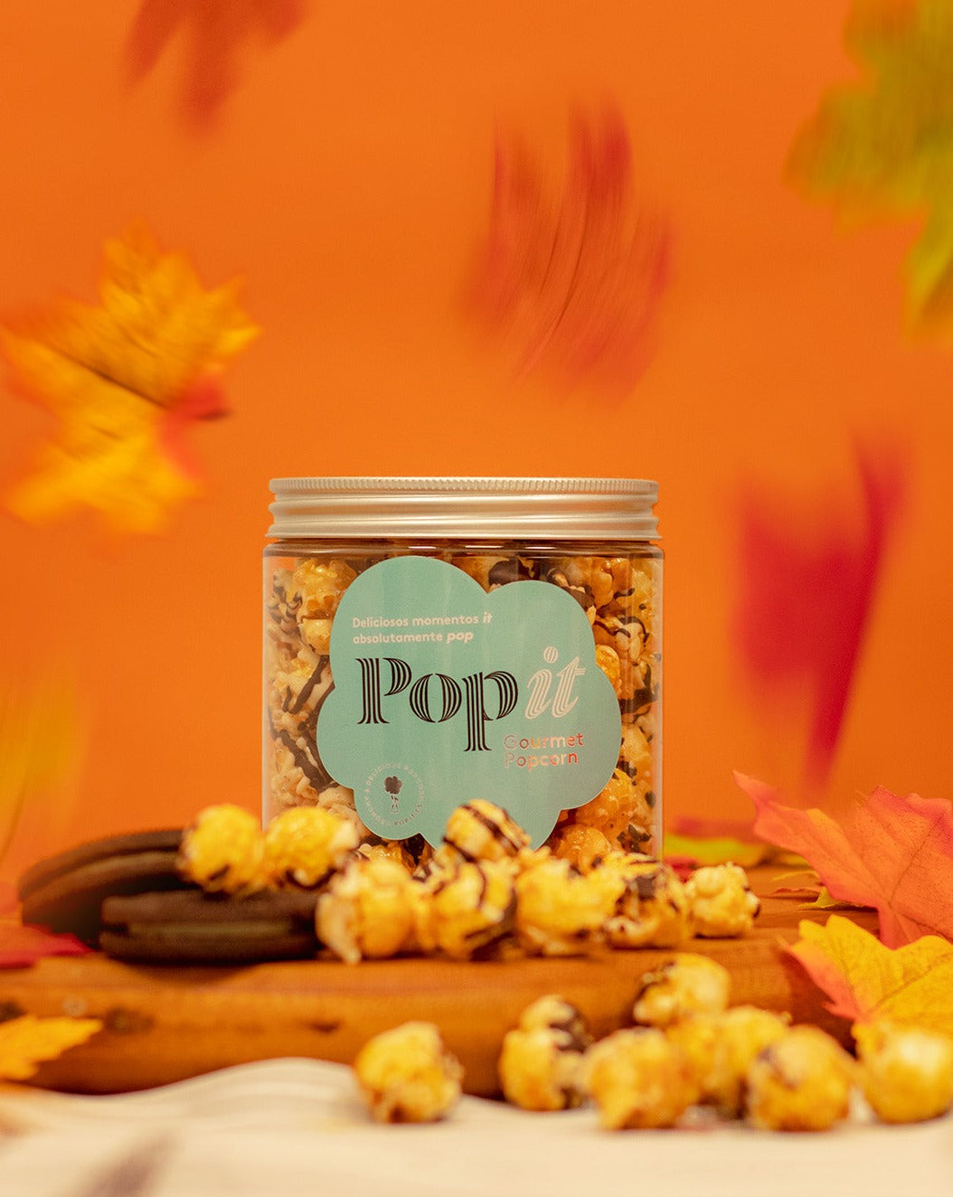 Bote palomitas Popit doble chocolate