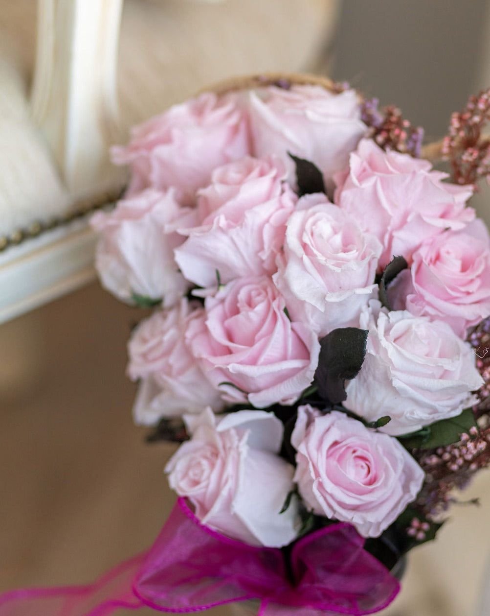 Regalar corazón de rosas