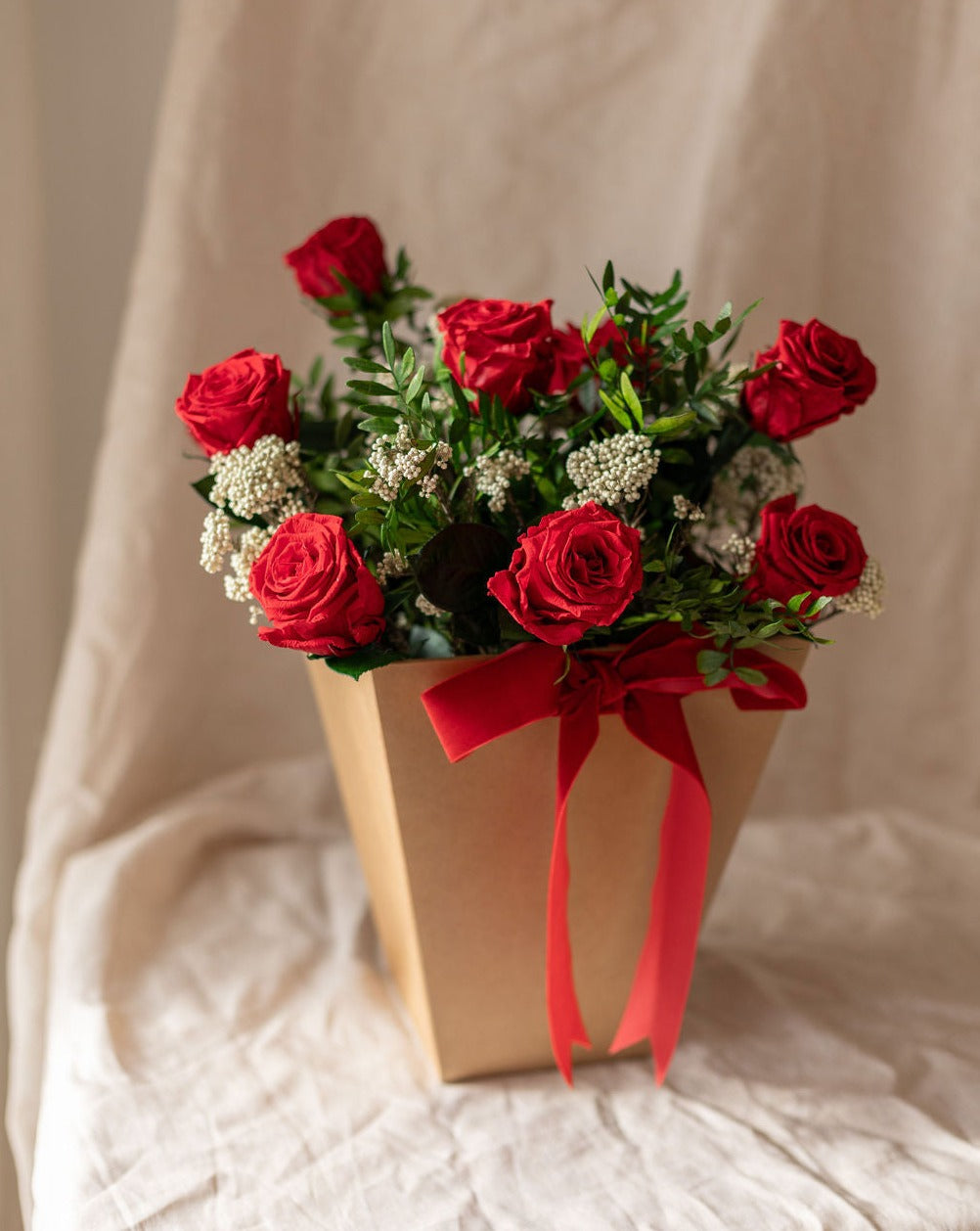 Regalar rosas en San Valentín