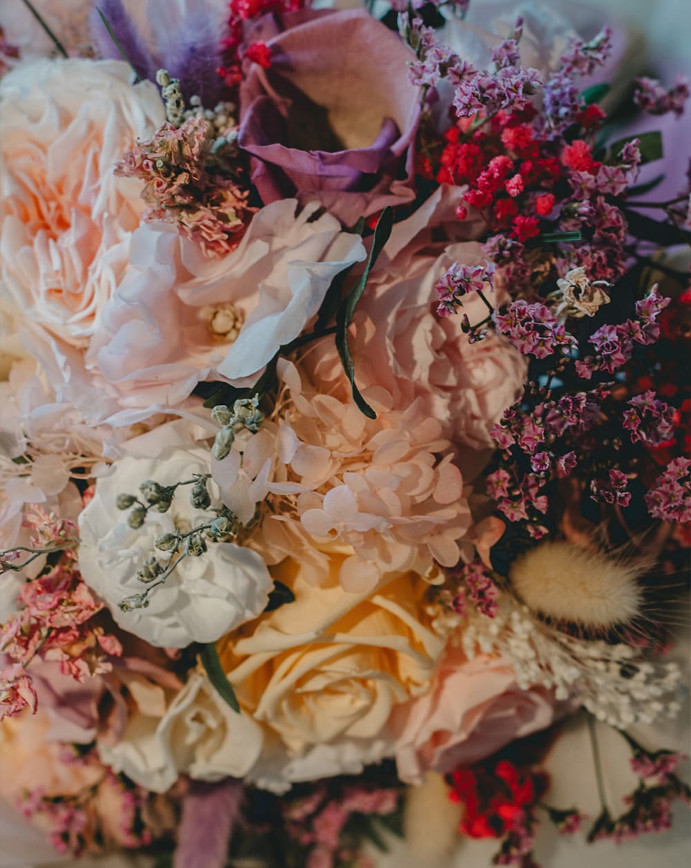 ramo novia preservado primaveral