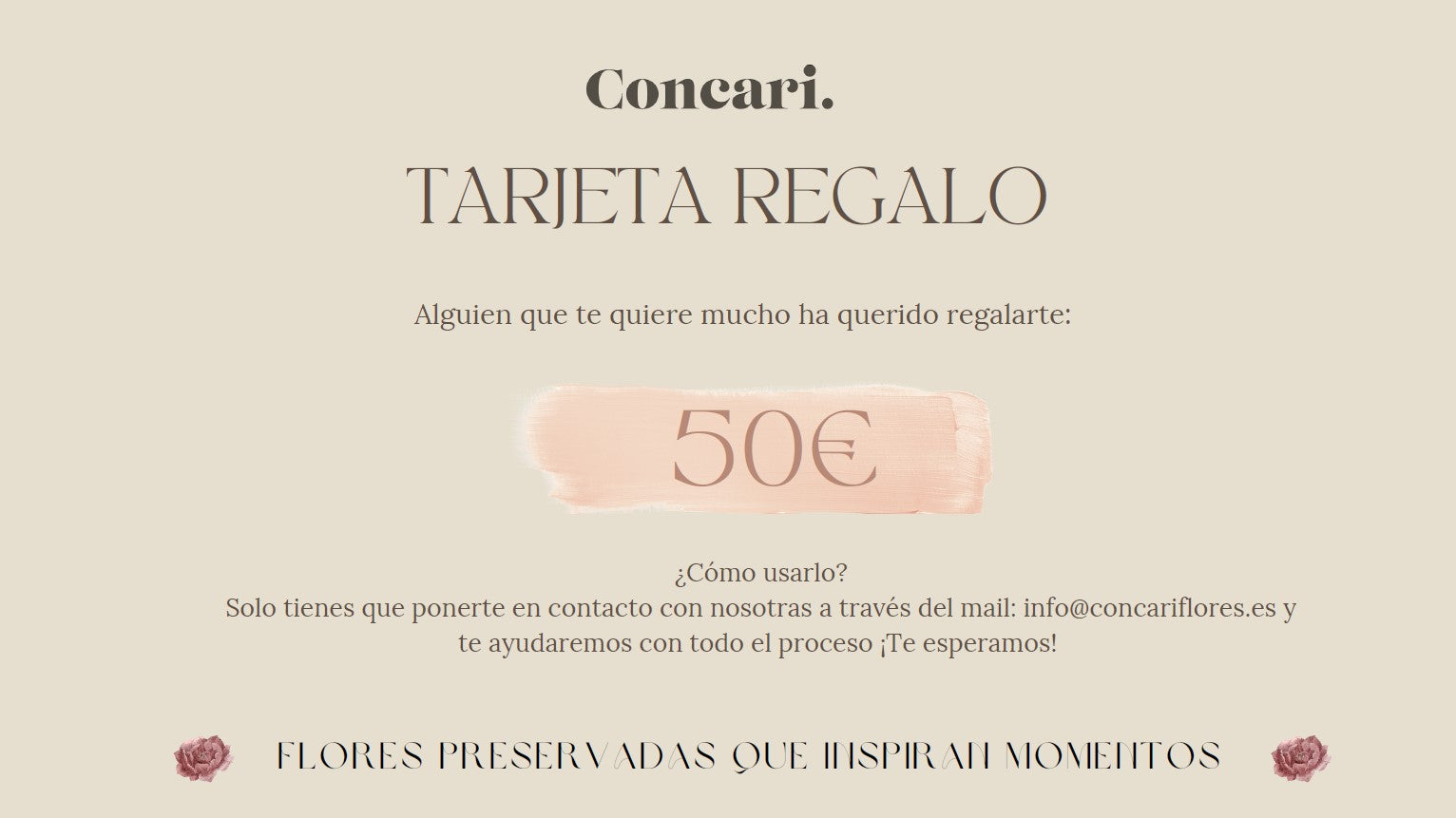 tarjeta regalo