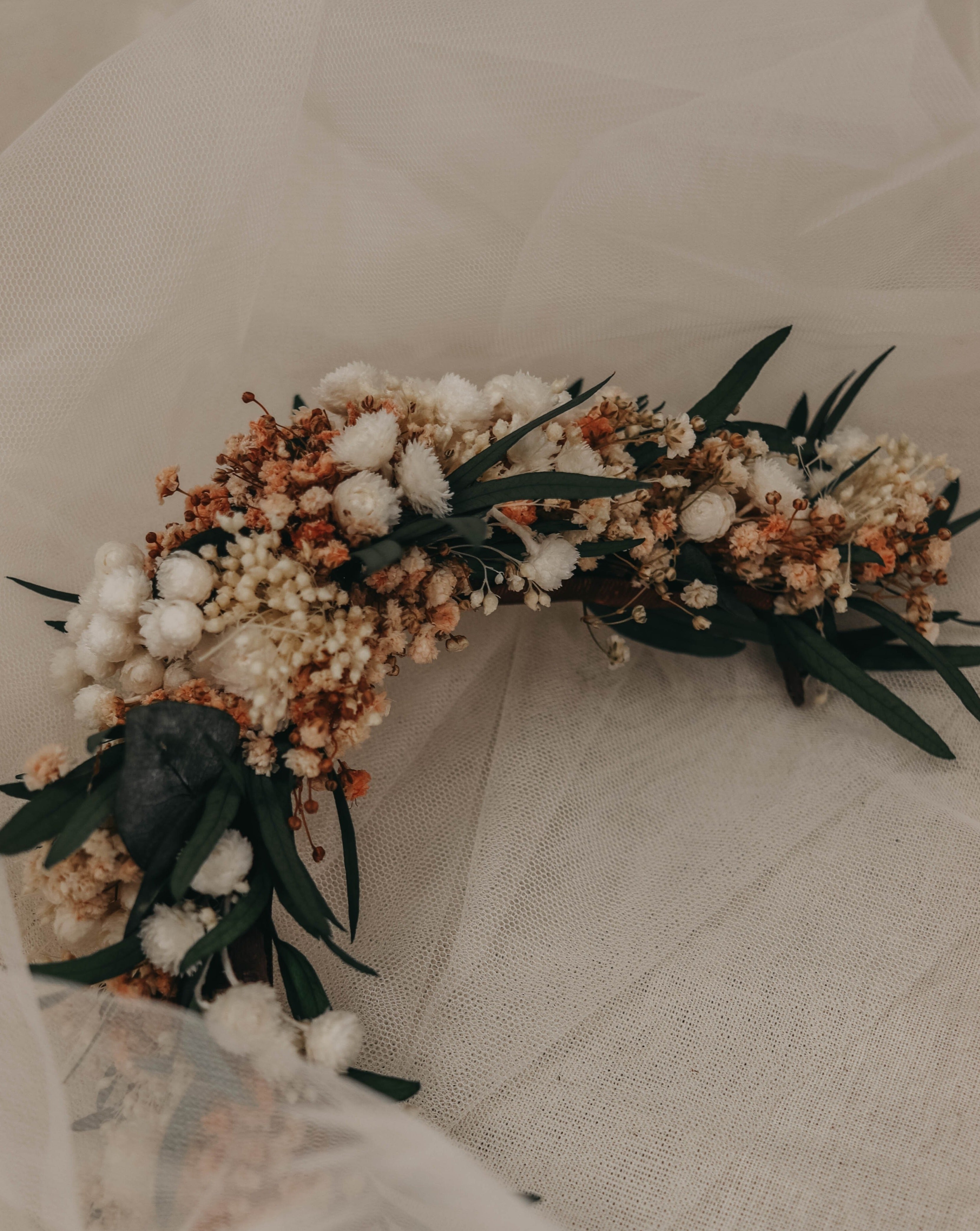 Tocado flores ajustable