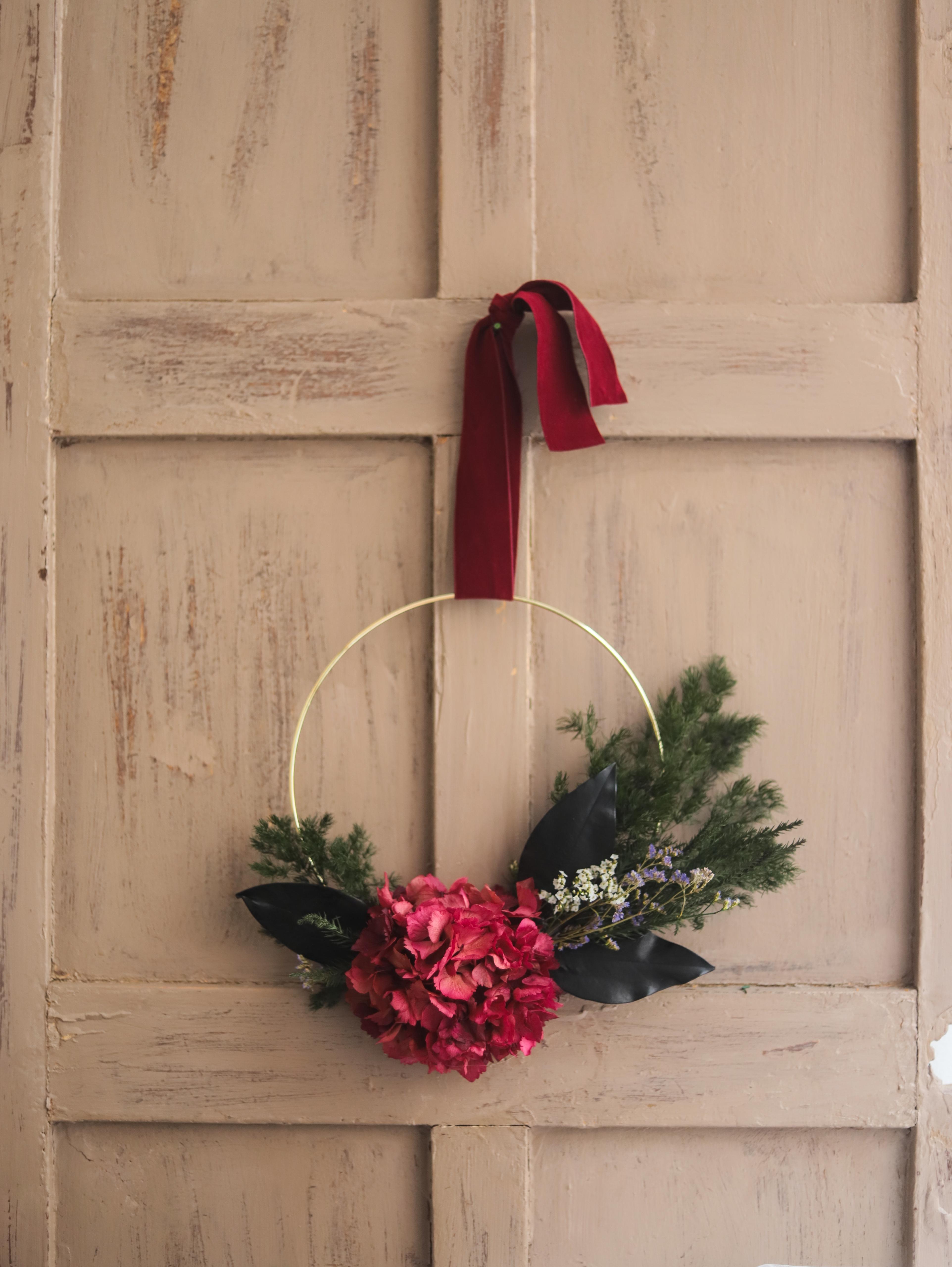 aro decoración navidad