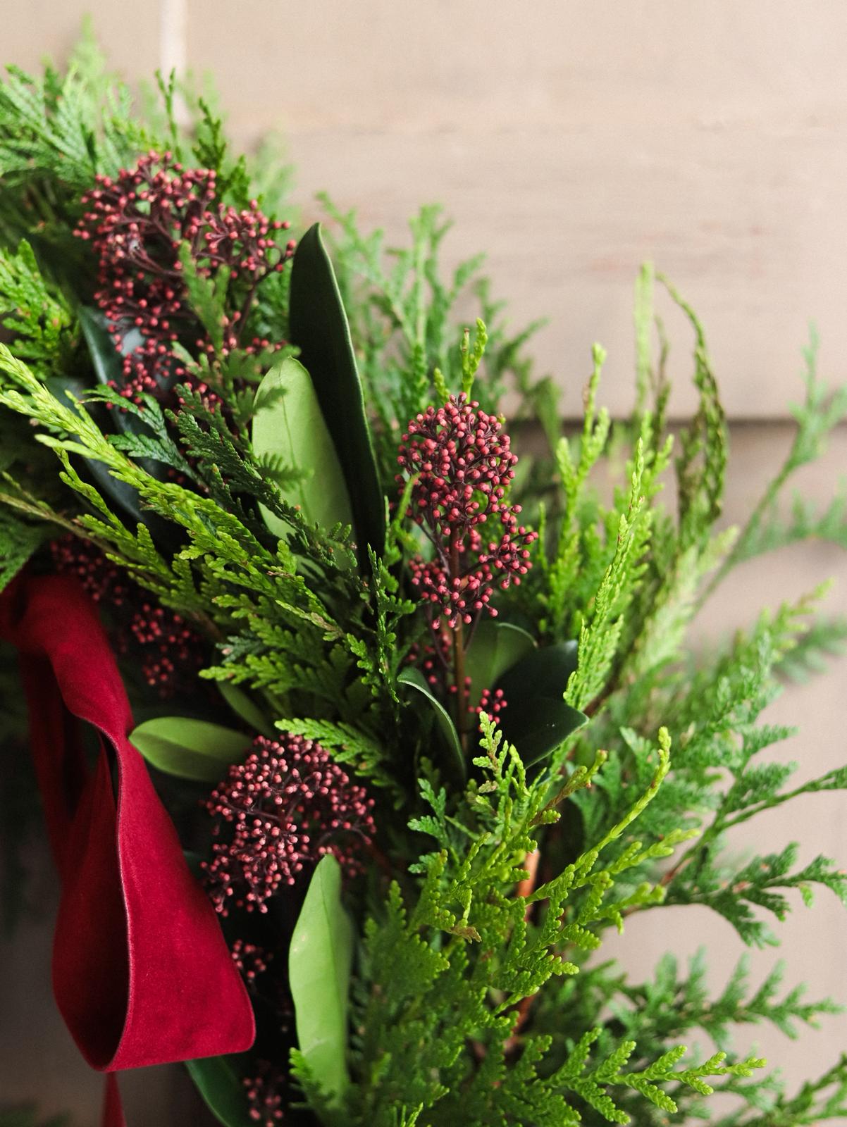 corona con flor de arroz