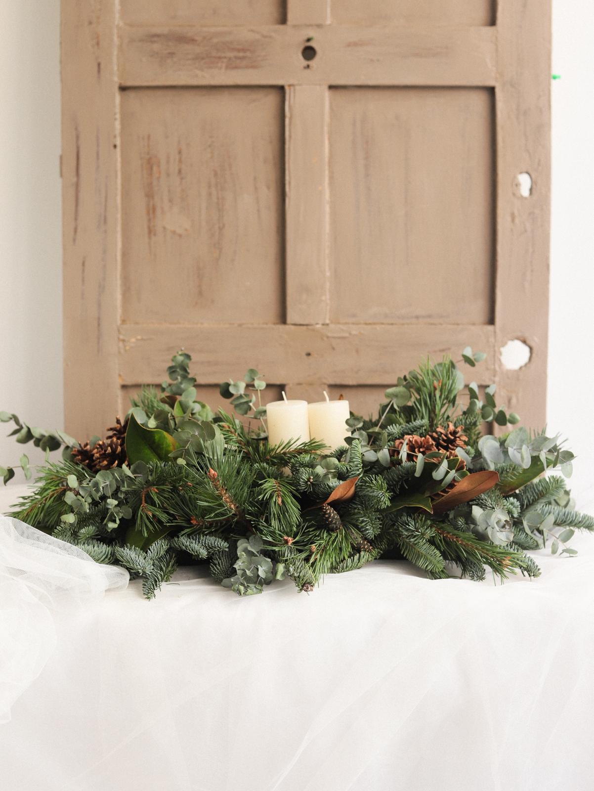 Centro de mesa natural