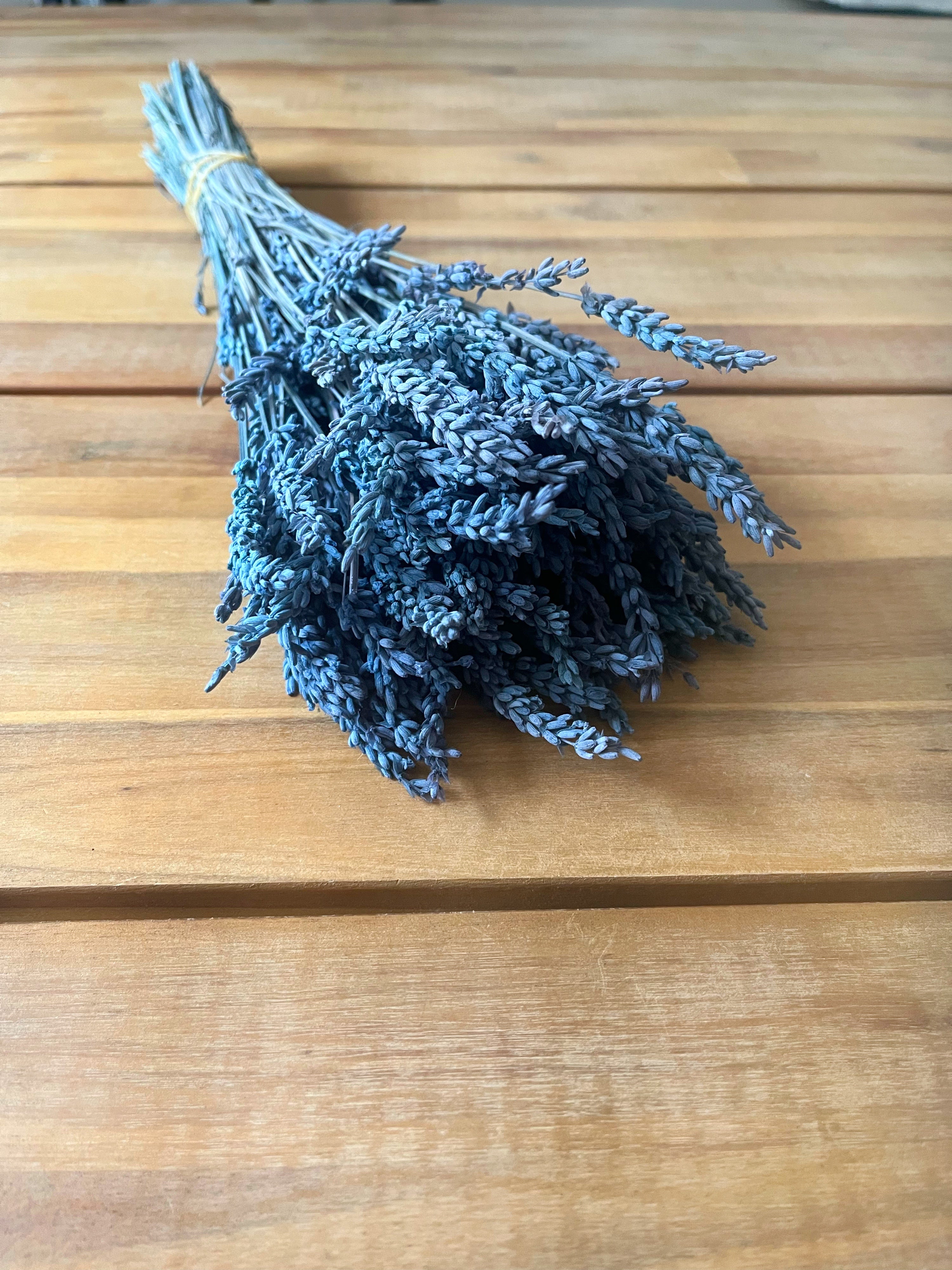 Lavandin preservado azul ramillete