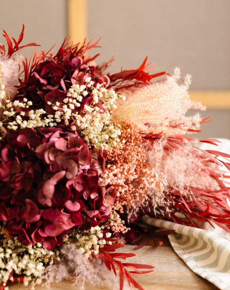 bouquet silvestre rojo