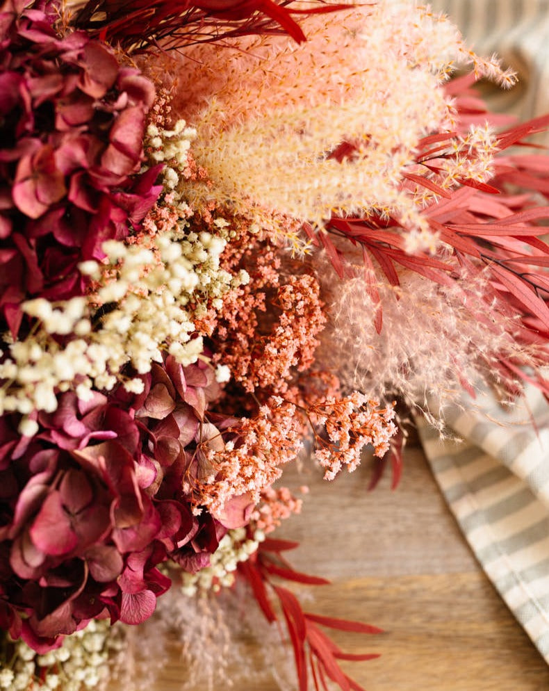 ramo paniculata y miscanthus rosa