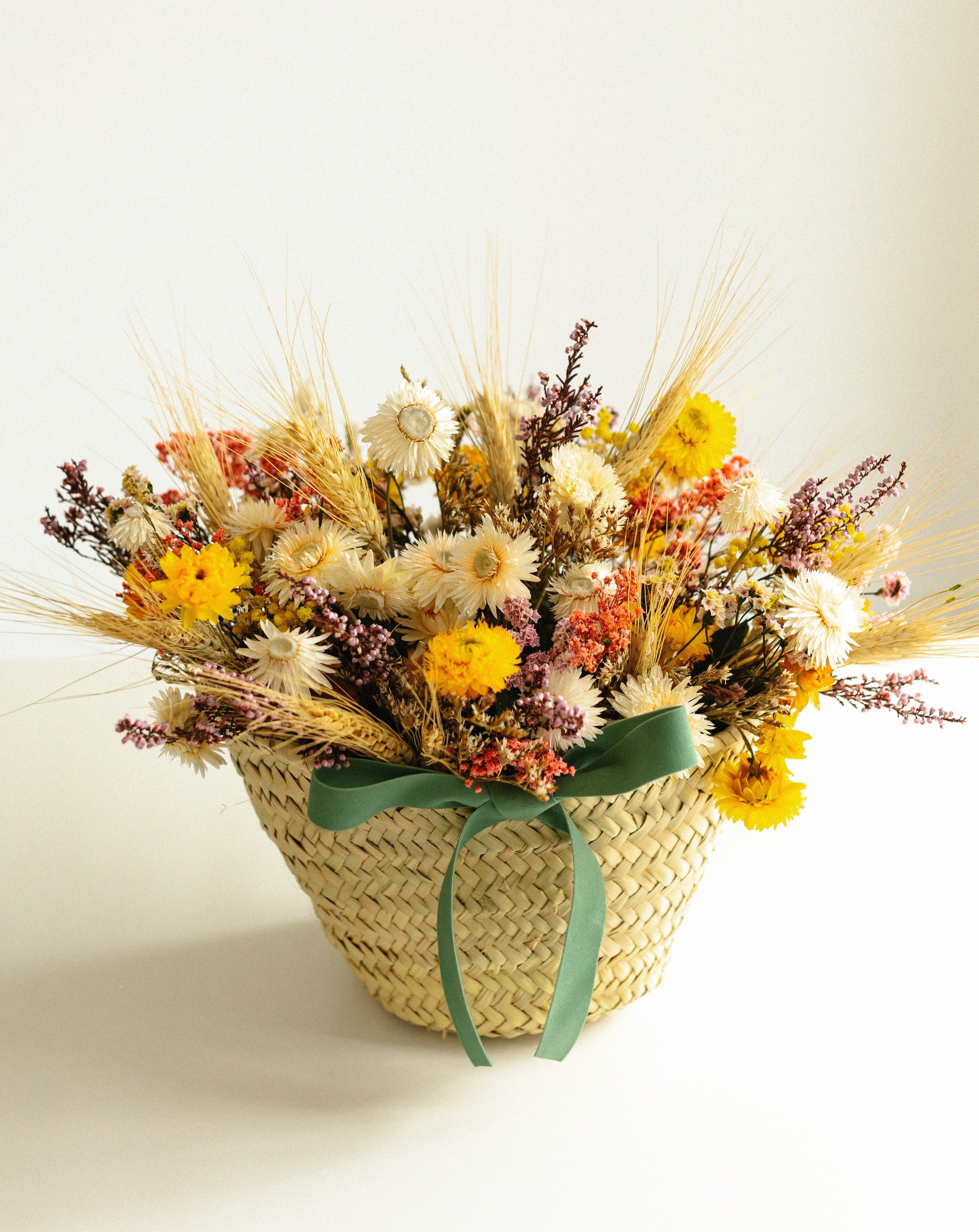 cestita flores silvestre