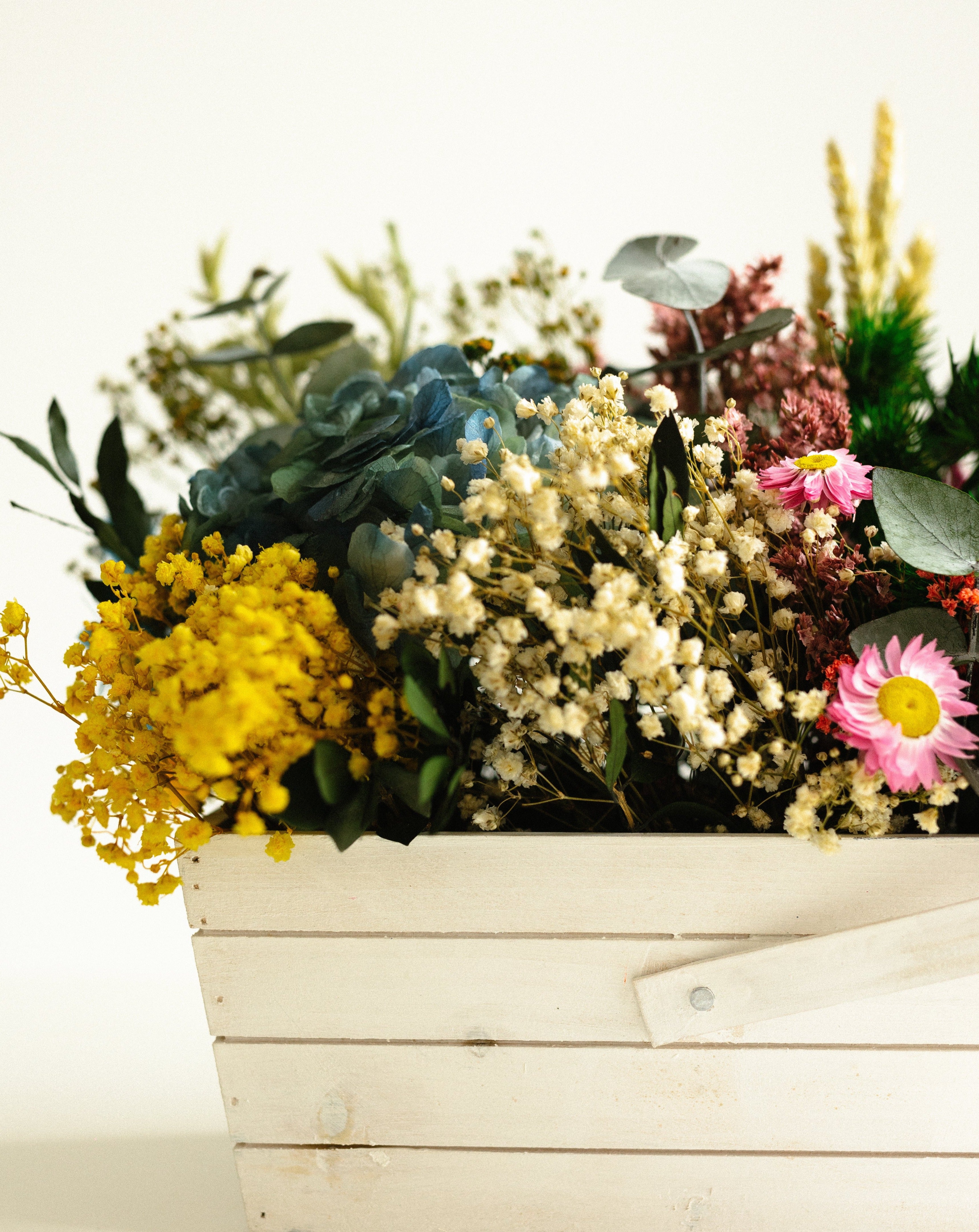 Cestita floral decoración