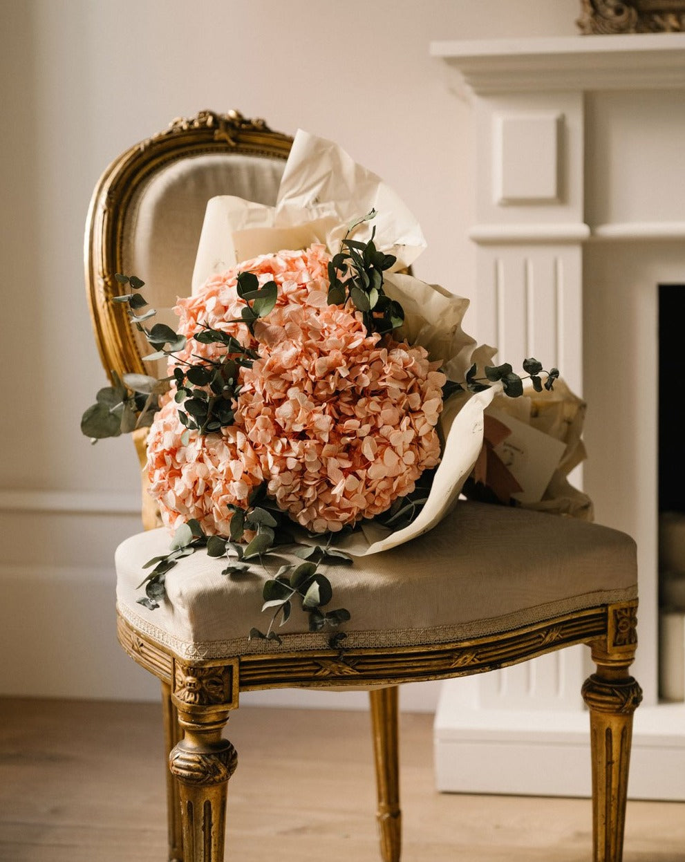 ramo hortensias preservadas