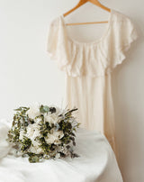 ramo novia flor hortensia blanca