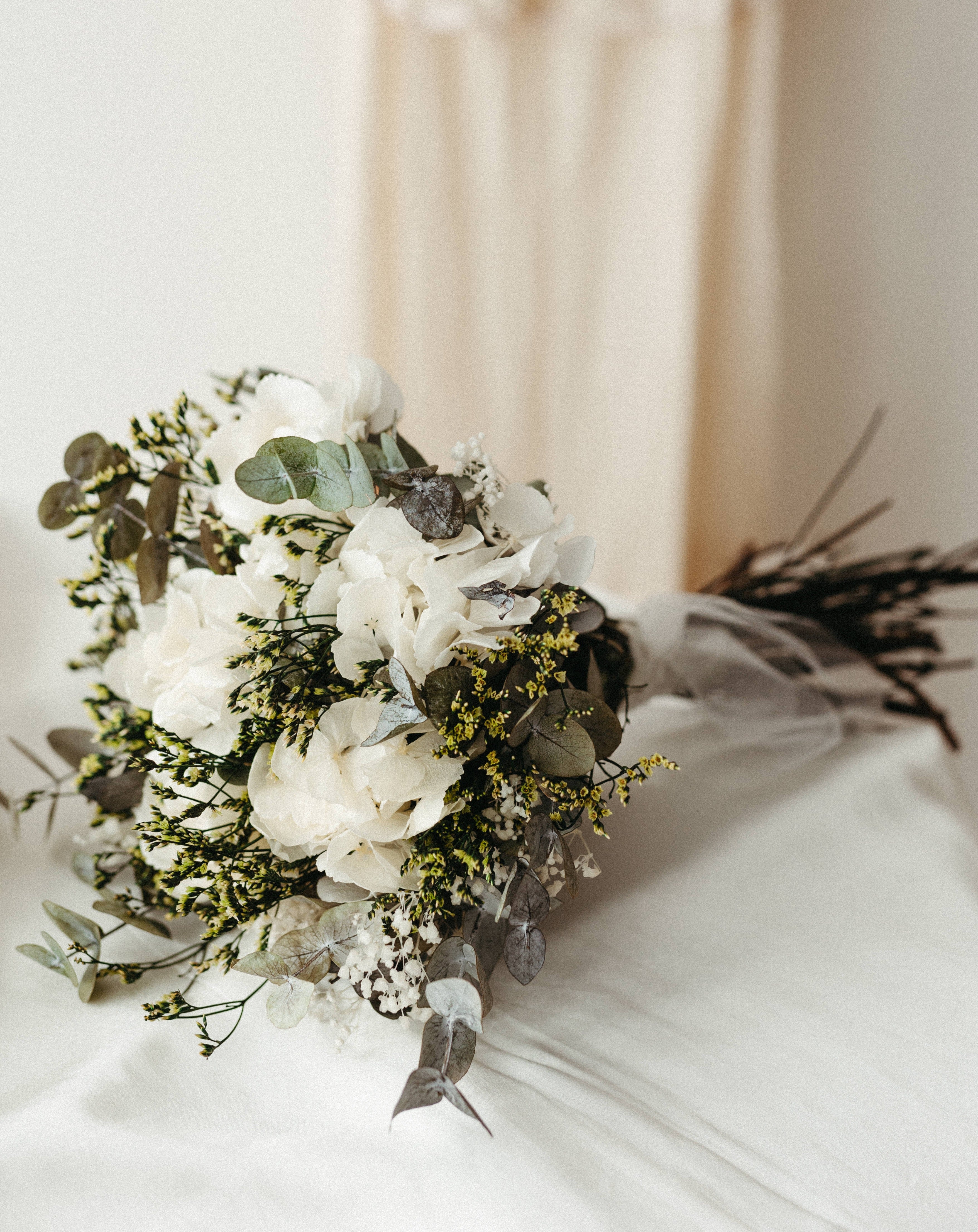 Bouquet novia hortensia