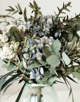 bouquet hortensias azules