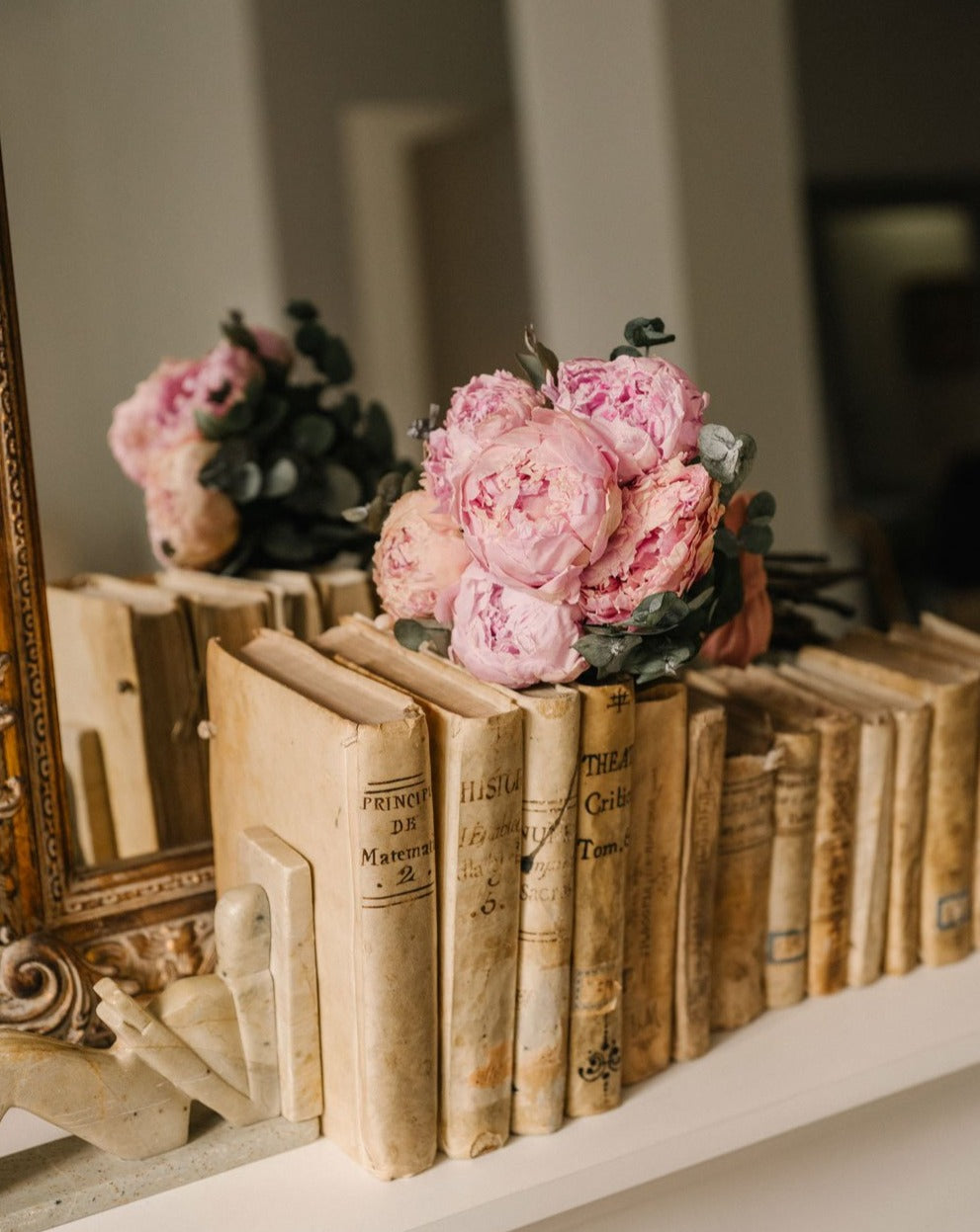 Bouquet peonías preservadas