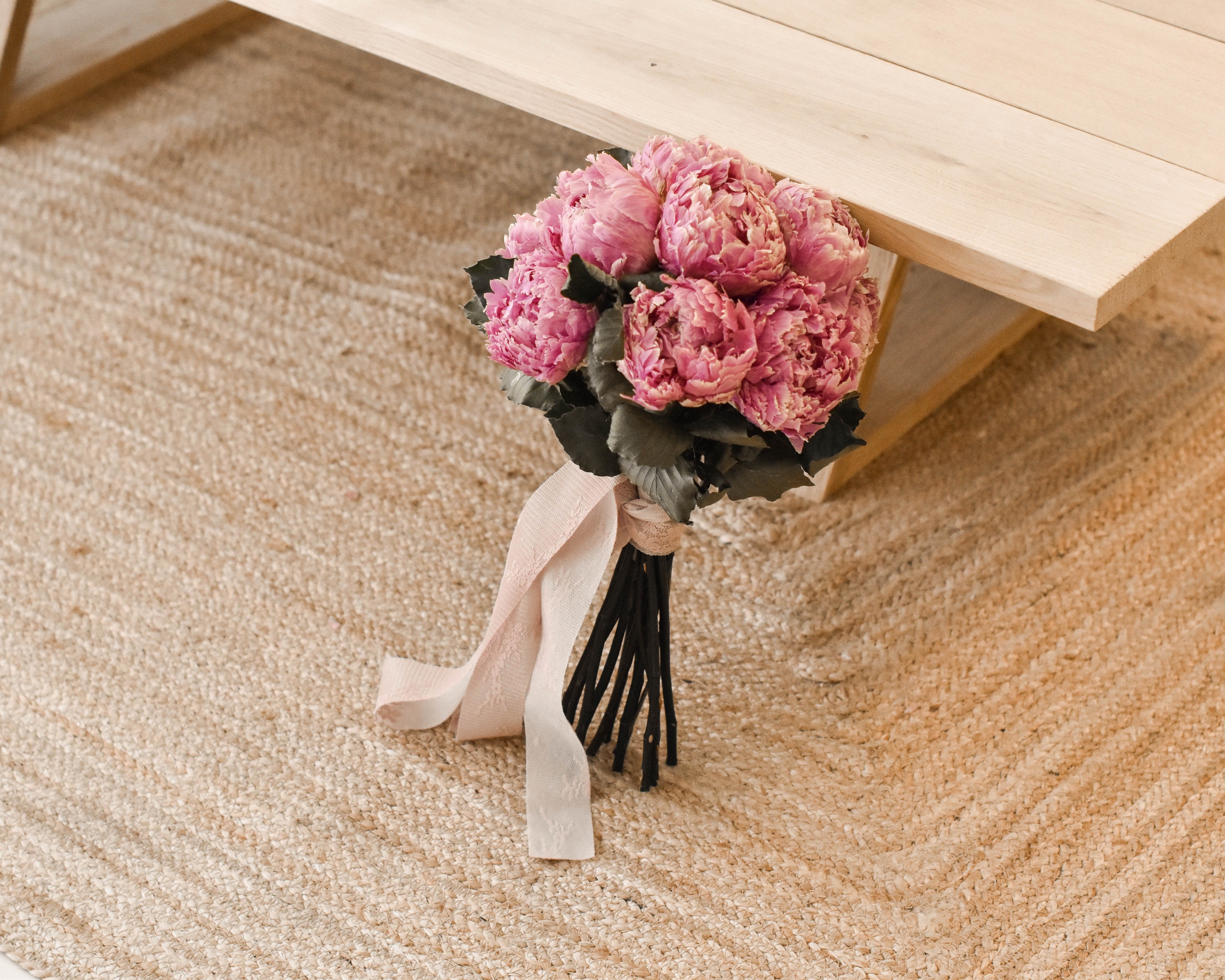 Bouquet elegante peonías