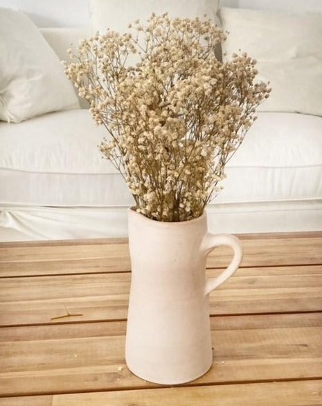 ramo gypsofila blanca preservada
