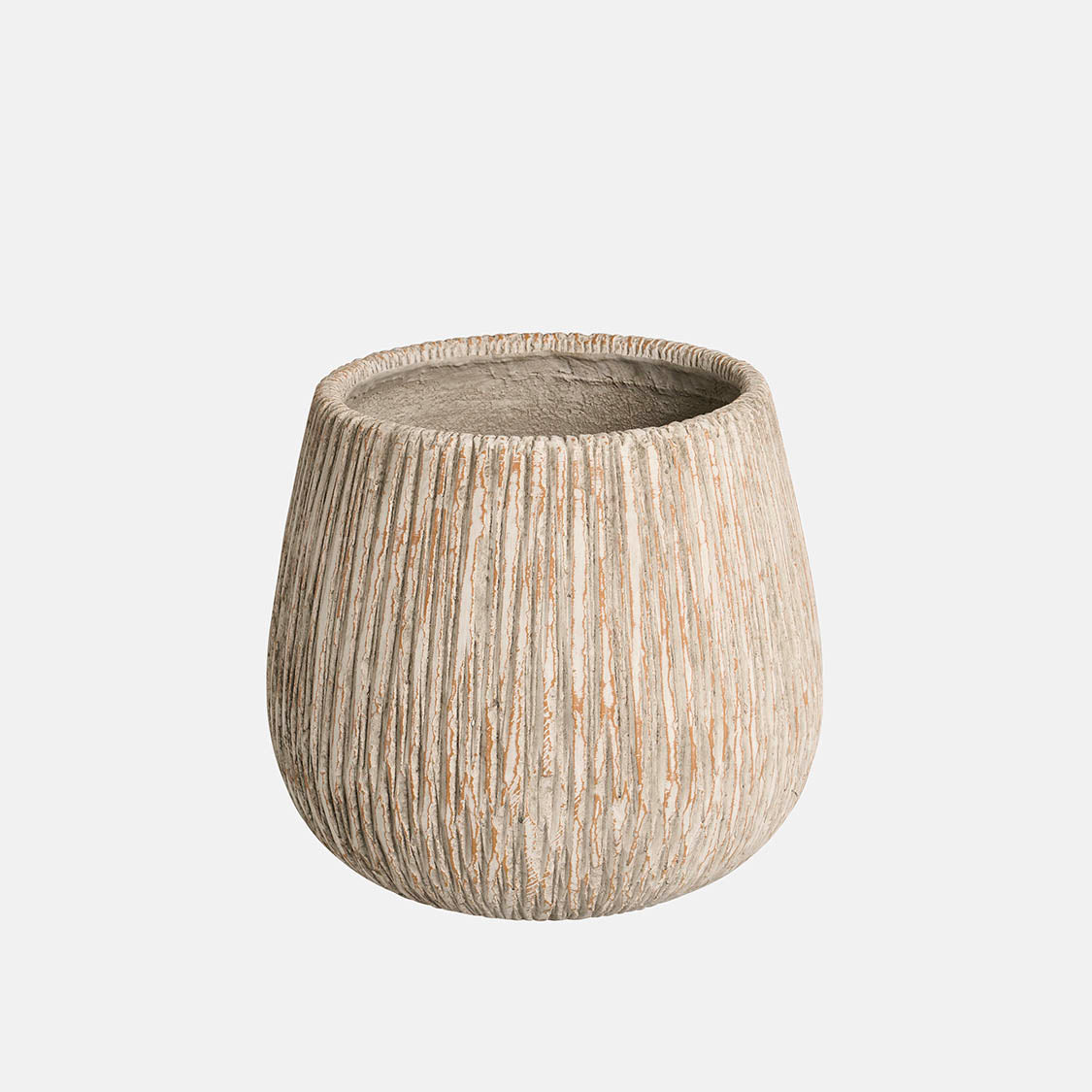 Maceta crema