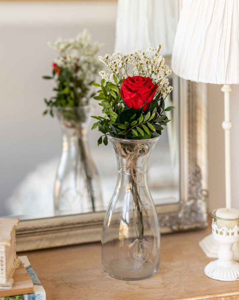 Ramillete decorativo con rosas