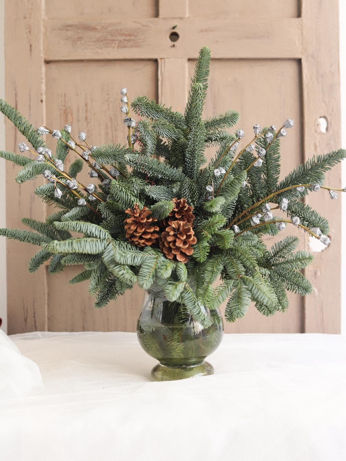 arreglo natural navideño