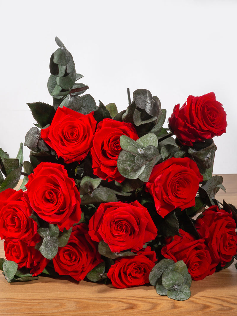 Bouquet rosas rojas san valentín