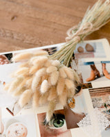 feather duster corsage